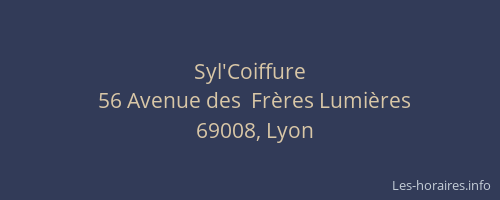 Syl'Coiffure