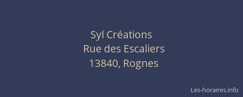 Syl Créations