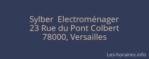 Sylber  Electroménager
