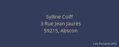 Sylline Coiff