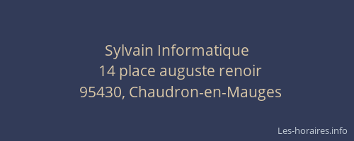Sylvain Informatique