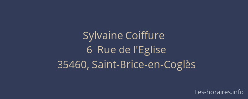 Sylvaine Coiffure