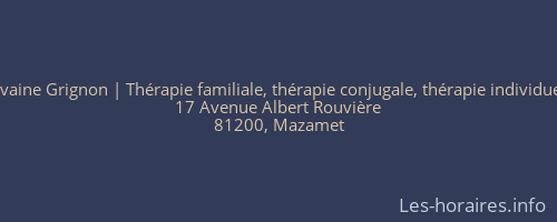 Sylvaine Grignon | Thérapie familiale, thérapie conjugale, thérapie individuelle