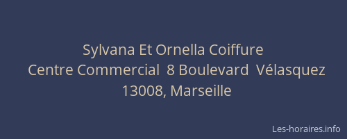 Sylvana Et Ornella Coiffure