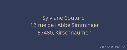 Sylviane Couture