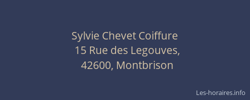 Sylvie Chevet Coiffure