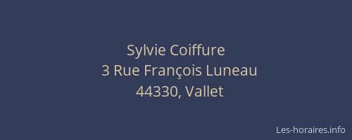 Sylvie Coiffure