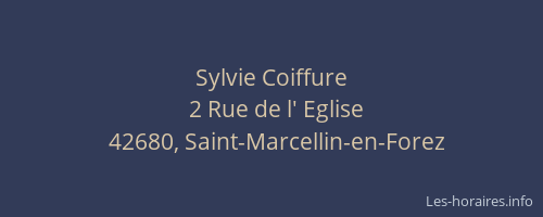 Sylvie Coiffure