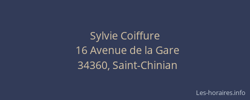 Sylvie Coiffure