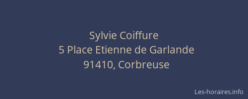 Sylvie Coiffure