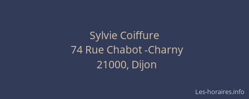 Sylvie Coiffure