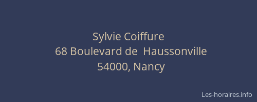 Sylvie Coiffure