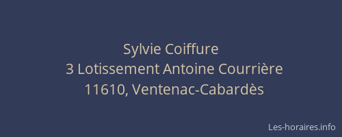 Sylvie Coiffure