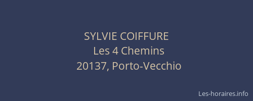 SYLVIE COIFFURE
