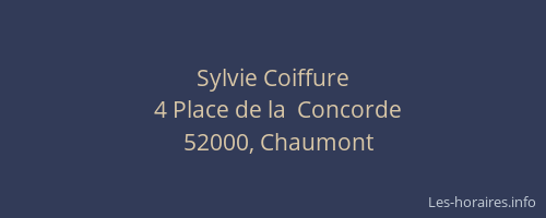 Sylvie Coiffure