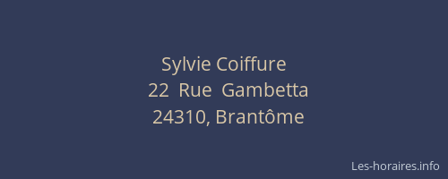 Sylvie Coiffure