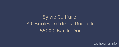 Sylvie Coiffure