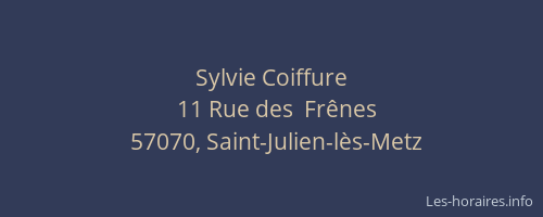 Sylvie Coiffure