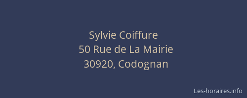 Sylvie Coiffure