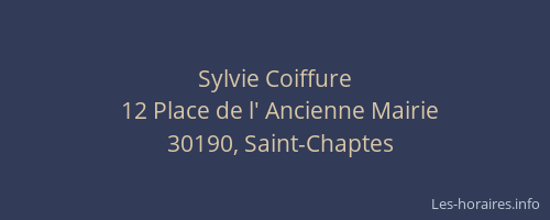 Sylvie Coiffure