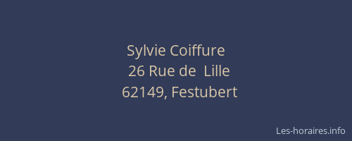 Sylvie Coiffure