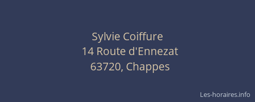 Sylvie Coiffure