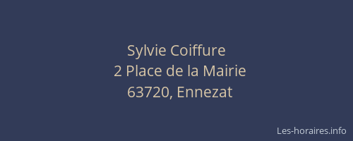Sylvie Coiffure