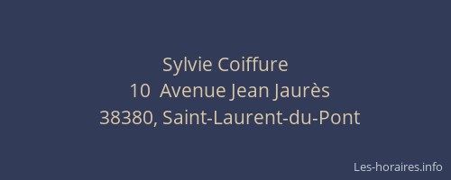 Sylvie Coiffure