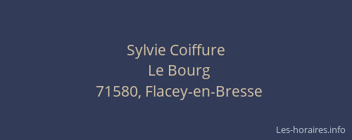 Sylvie Coiffure