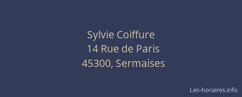 Sylvie Coiffure
