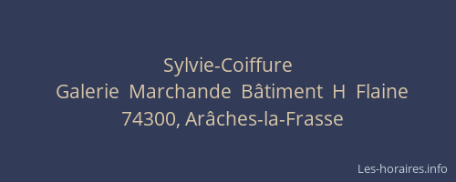 Sylvie-Coiffure