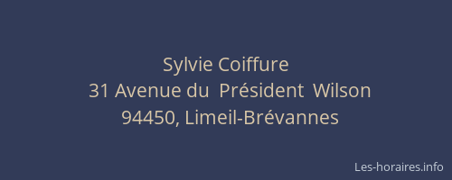 Sylvie Coiffure
