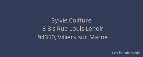 Sylvie Coiffure