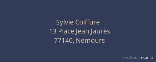 Sylvie Coiffure