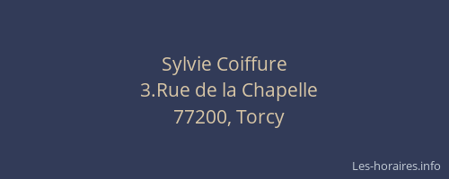 Sylvie Coiffure