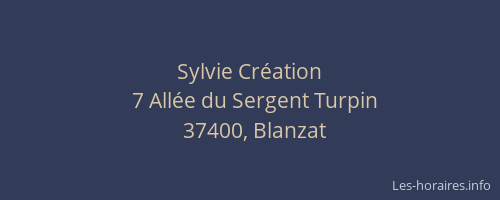 Sylvie Cr&eacute;ation