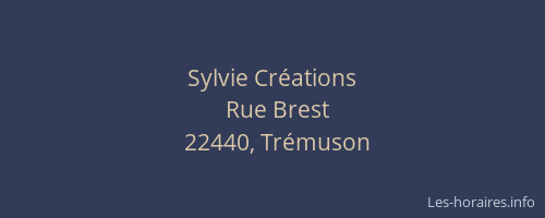 Sylvie Cr&eacute;ations