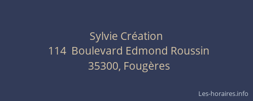 Sylvie Création