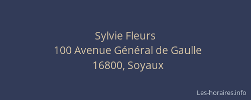 Sylvie Fleurs