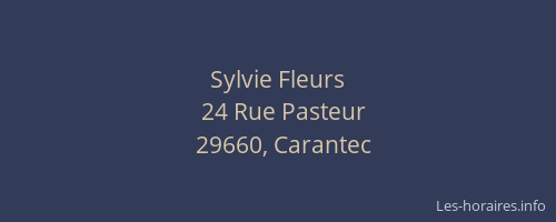 Sylvie Fleurs