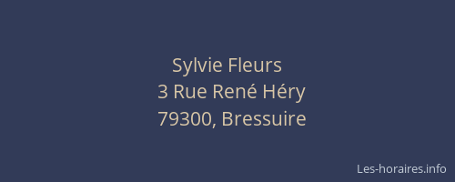 Sylvie Fleurs