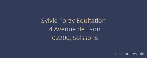 Sylvie Forzy Equitation