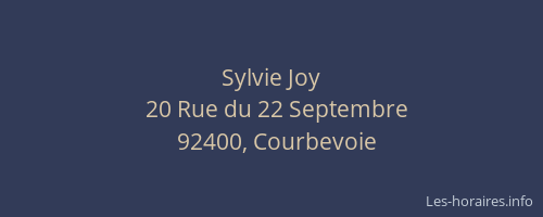 Sylvie Joy