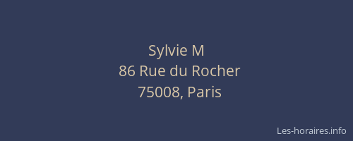 Sylvie M