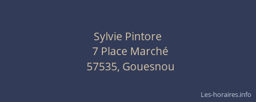 Sylvie Pintore
