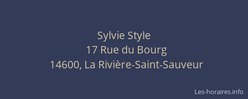 Sylvie Style