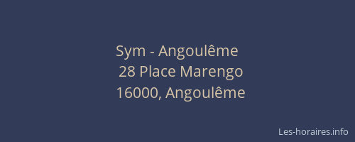 Sym - Angoulême