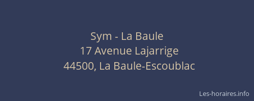 Sym - La Baule