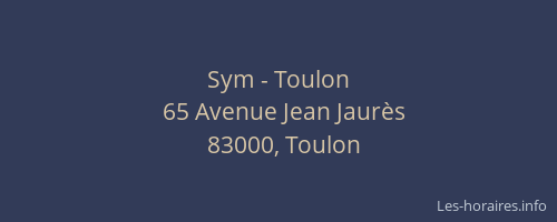 Sym - Toulon