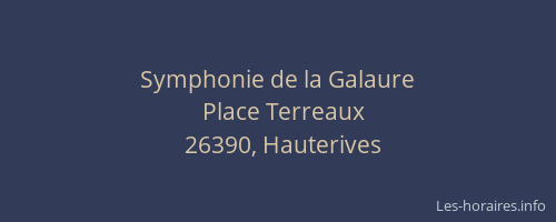 Symphonie de la Galaure